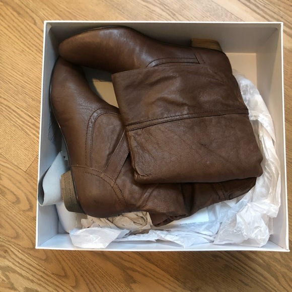 NEW brown boots - JustFab Evans size 11 - Picture 5 of 13